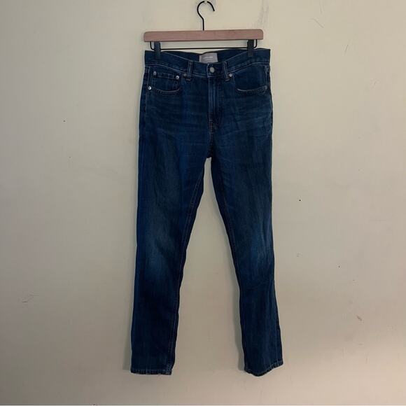 EVERLANE The Summer Jean light distressed preppy minimalist straight leg 28x32 - Picture 7 of 7